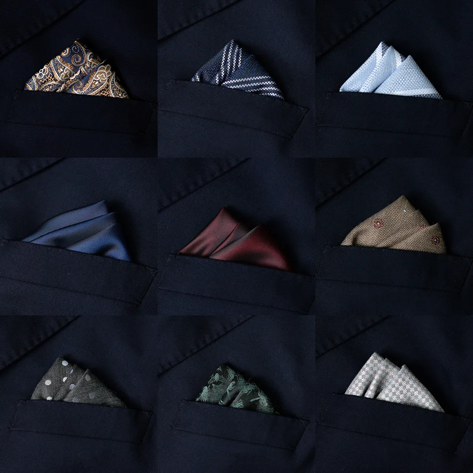 Men'S Formal Wear For A Wedding - 2pcs Men's Suit Pocket Towel Handkerchief