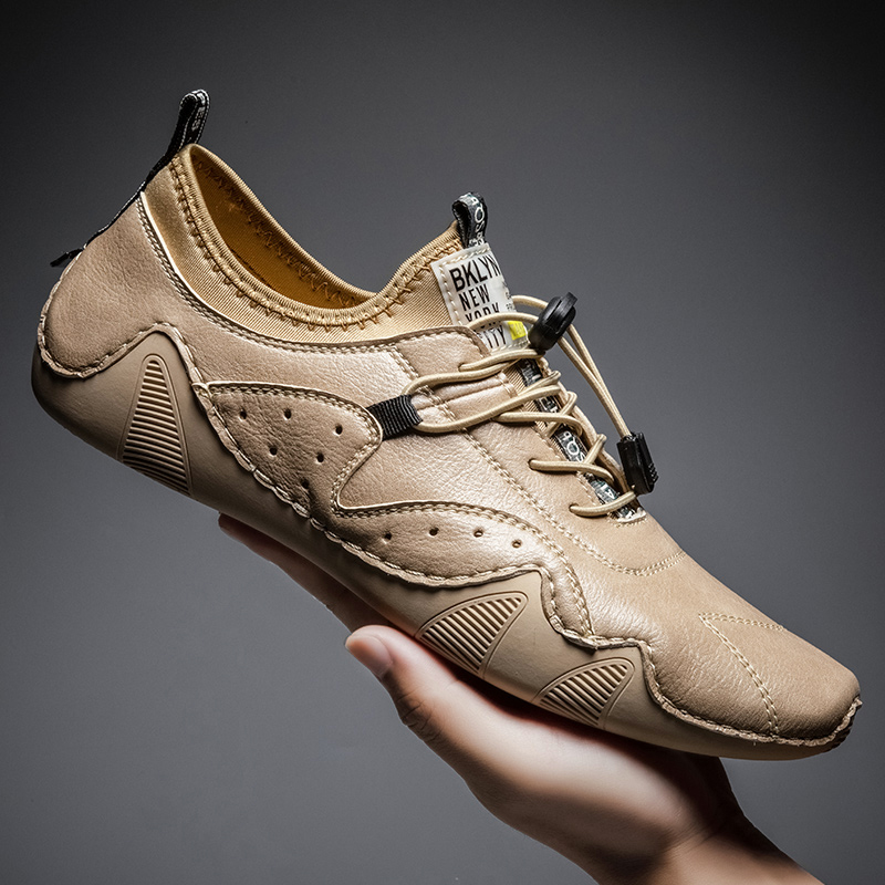 Men Formal Wear Shoes - Leather Casual Sneakers for Men Driving