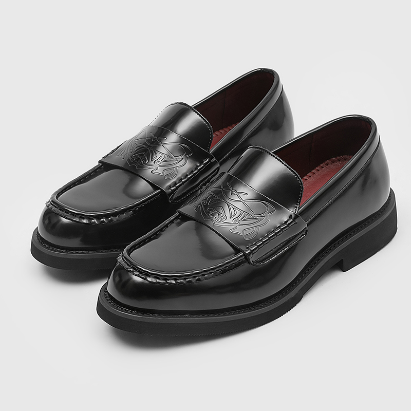Men Formal Wear Shoes - Mens Leather Shoes Handmade Loafers Fashion