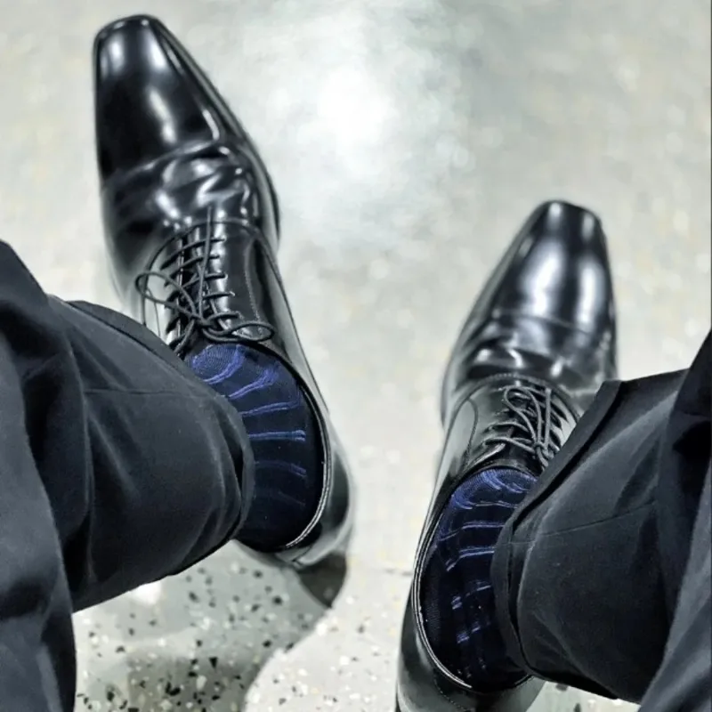 Men'S Used Formal Wear - Men Striped Socks Man Ultra Thin