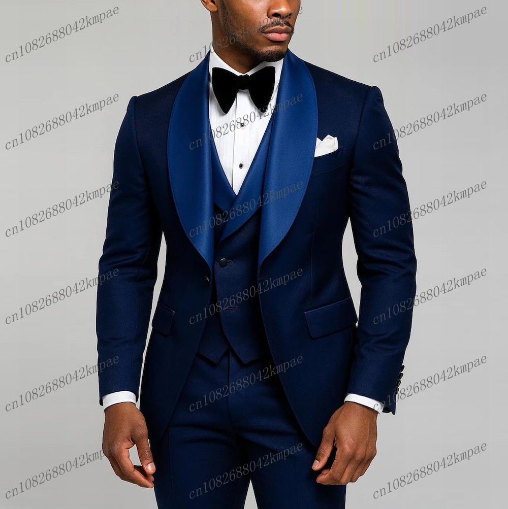 New Navy Blue Formal Men Suit  - đánh giá và giá Men'S Used Formal Wear