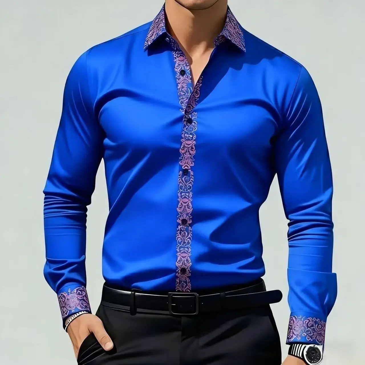 Men's Ethnic Style Printed Shi - đánh giá và giá Men'S Formal Ethnic Wear