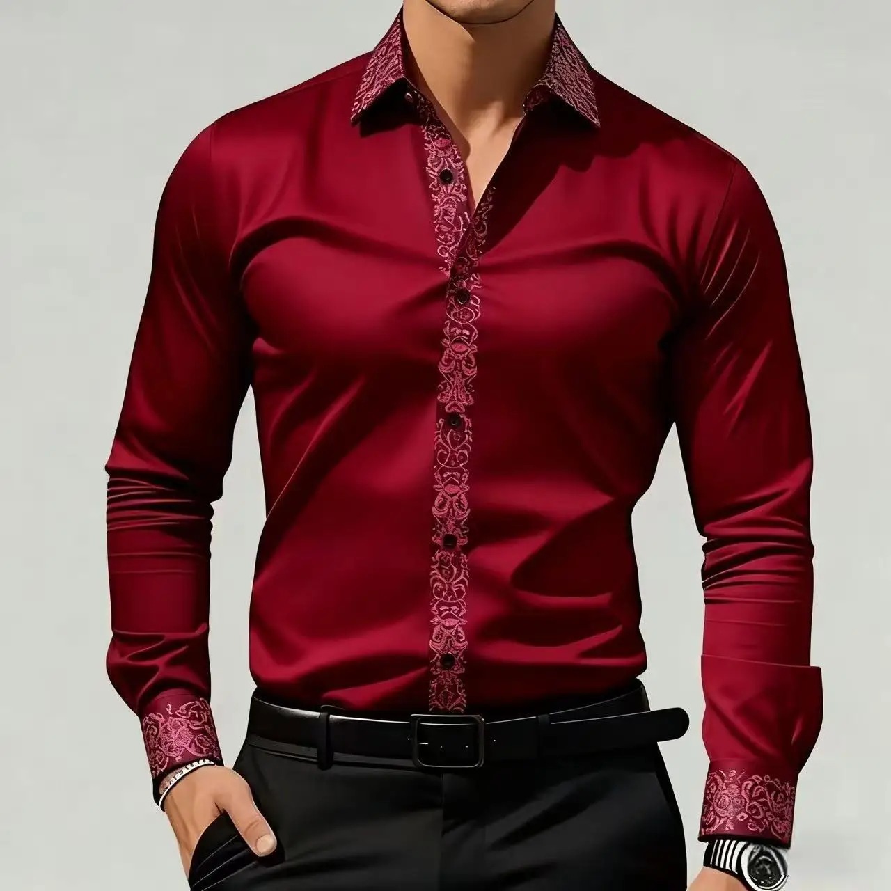 Men's Ethnic Style Printed Shi - đánh giá và giá Men'S Formal Ethnic Wear