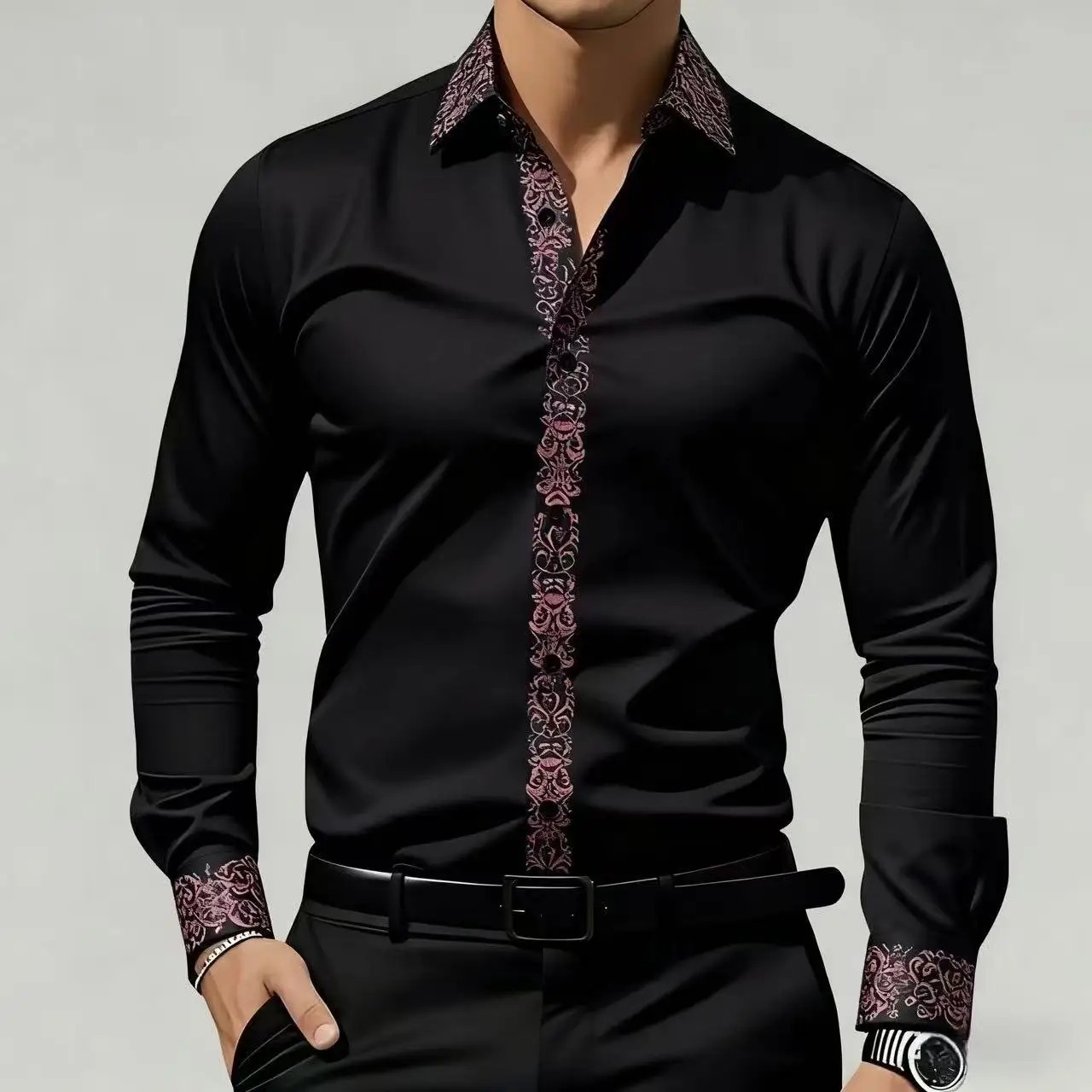 Men's Ethnic Style Printed Shi - đánh giá và giá Men'S Formal Ethnic Wear
