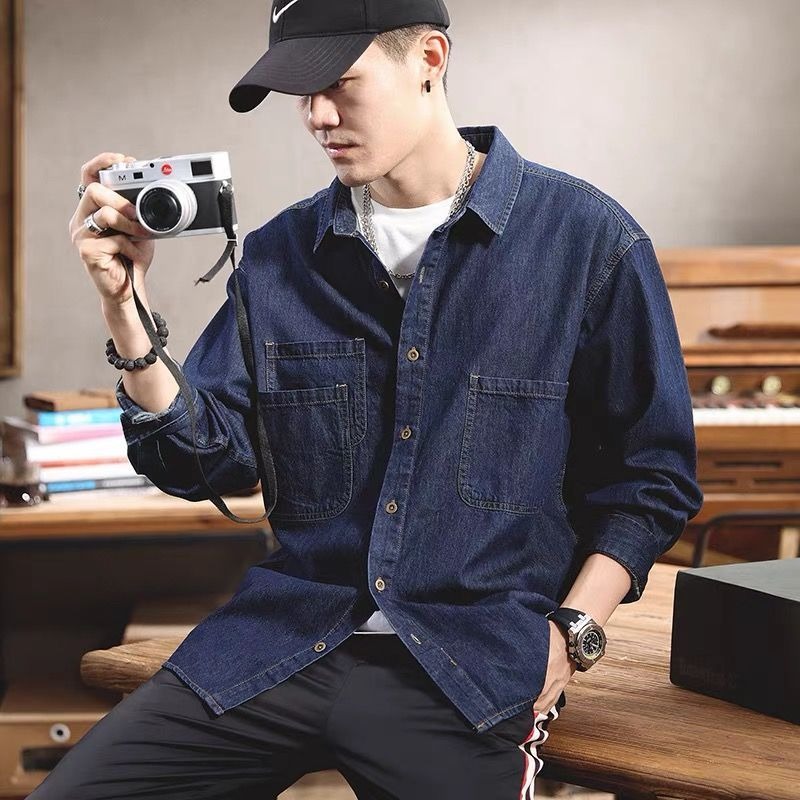 Spring Ruffian Handsome Denim  - đánh giá và giá Men Formal Wear Coat