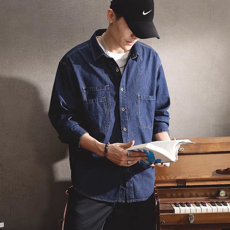 Spring Ruffian Handsome Denim  - đánh giá và giá Men Formal Wear Coat