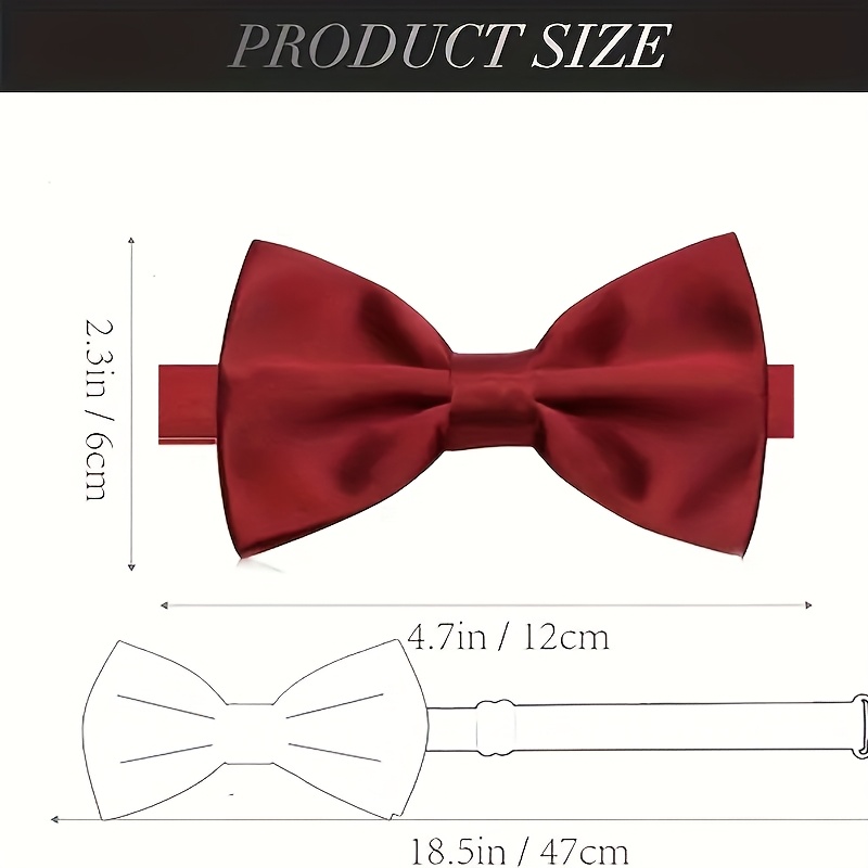 8Pcs/12Pcs Men's Burgundy Pre- - đánh giá và giá Men'S Formal Wear Bow Ties
