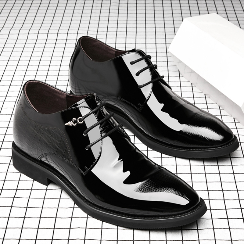 3/6/8 Cm Thang Máy Giày Nam Đầ - đánh giá và giá Men'S Used Formal Wear