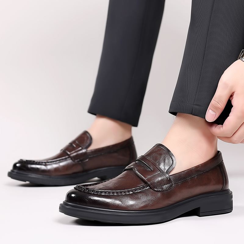 Italian High-end Leather Slip- - đánh giá và giá Men Formal Wear Shoes