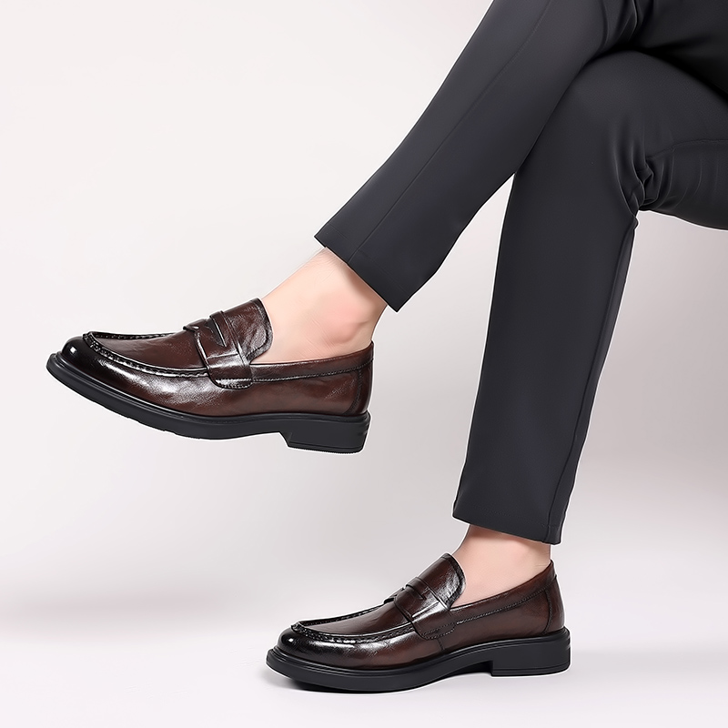 Italian High-end Leather Slip- - đánh giá và giá Men Formal Wear Shoes