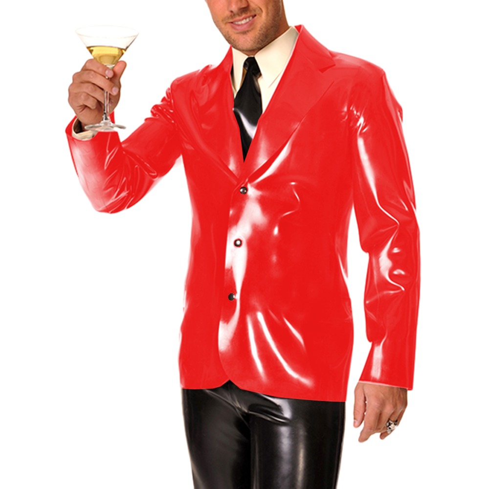 Men's Long Sleeve Vinyl PVC Le - đánh giá và giá Men Formal Wear Look