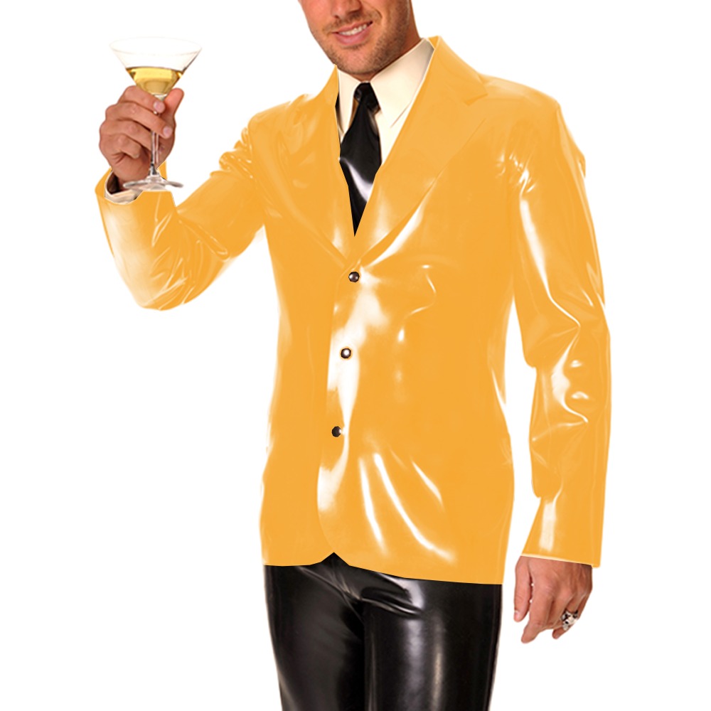 Men's Long Sleeve Vinyl PVC Le - đánh giá và giá Men Formal Wear Look