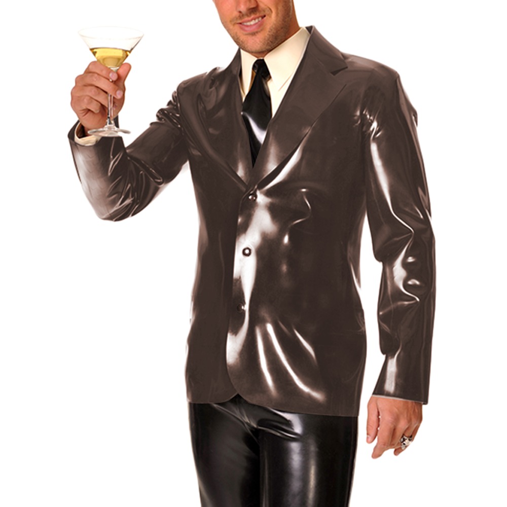 Men's Long Sleeve Vinyl PVC Le - đánh giá và giá Men Formal Wear Look