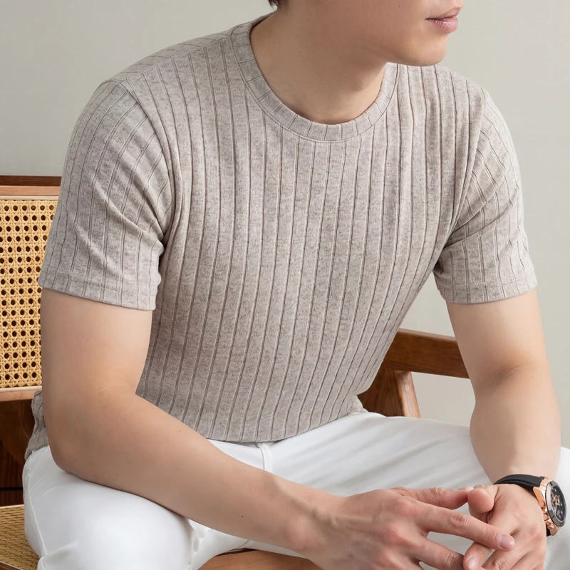 Business Casual Ribbed T Shirt - đánh giá và giá Men'S Used Formal Wear