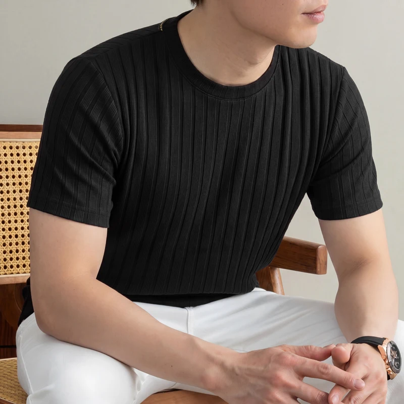 Business Casual Ribbed T Shirt - đánh giá và giá Men'S Used Formal Wear