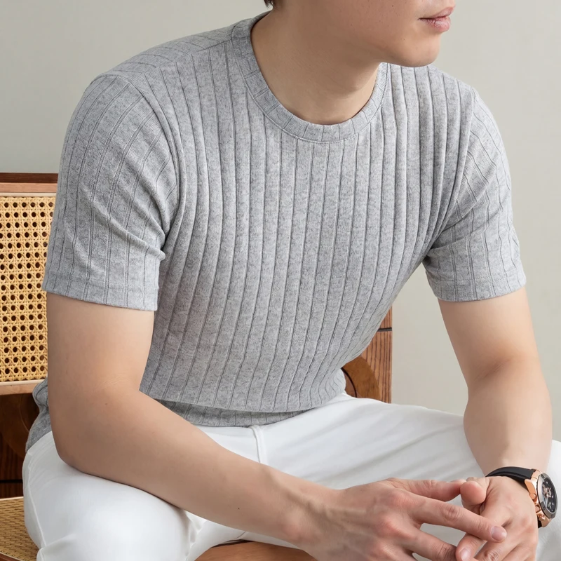 Business Casual Ribbed T Shirt - đánh giá và giá Men'S Used Formal Wear
