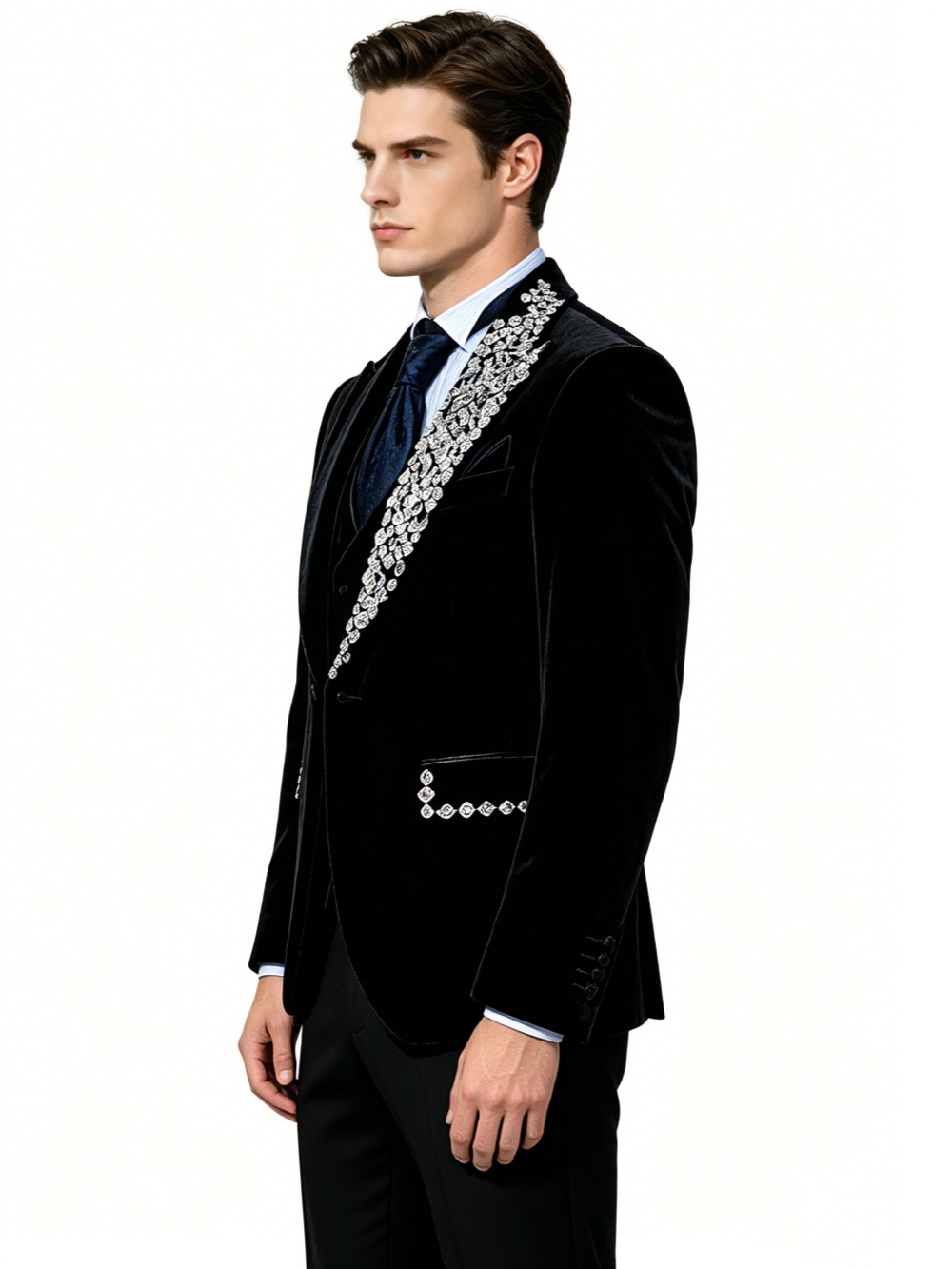 Formal Wedding Tuxedos Velvet  - đánh giá và giá Men'S Formal Wear No Suit