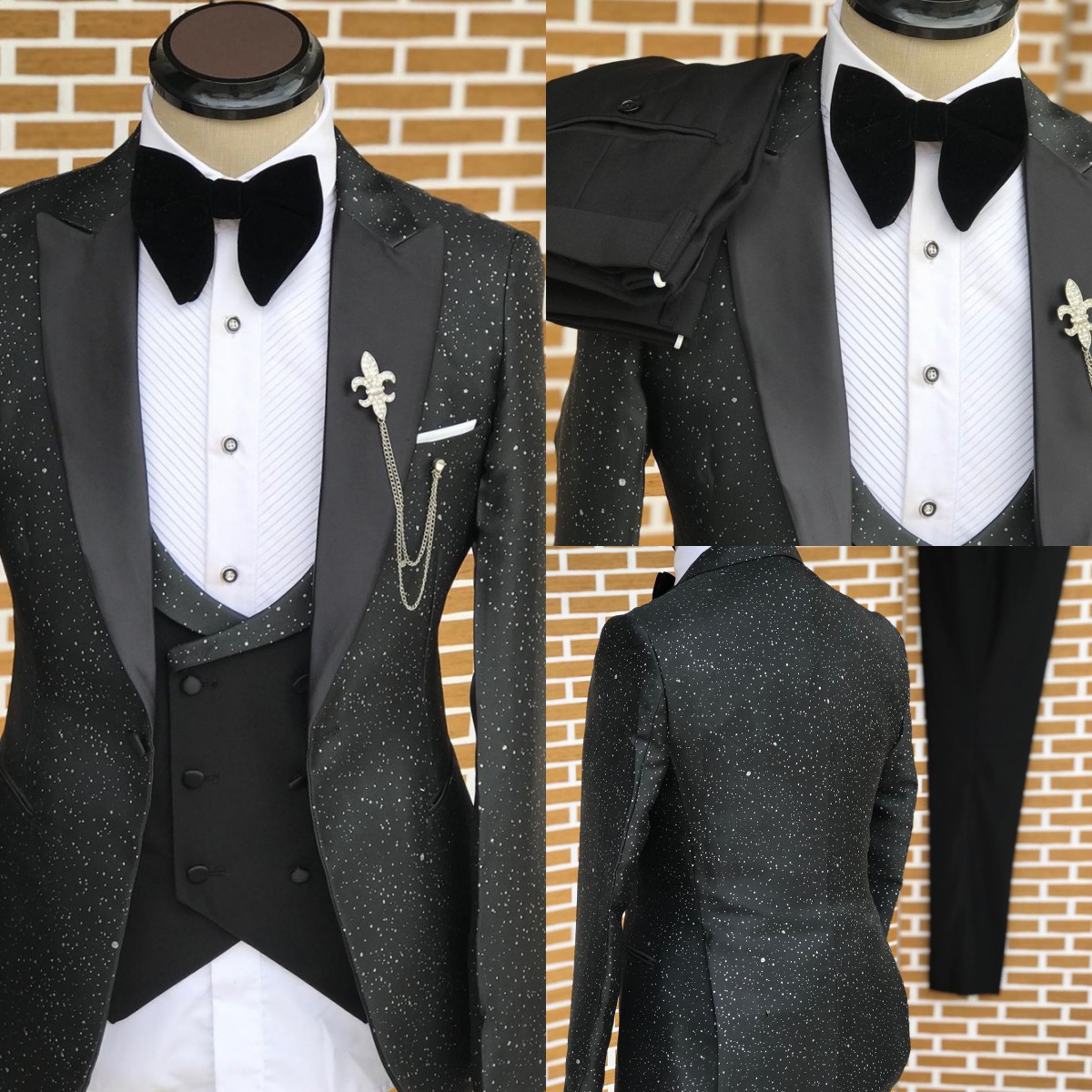 Classic Wedding Men Suits Spra - đánh giá và giá Men'S Formal Wear No Suit