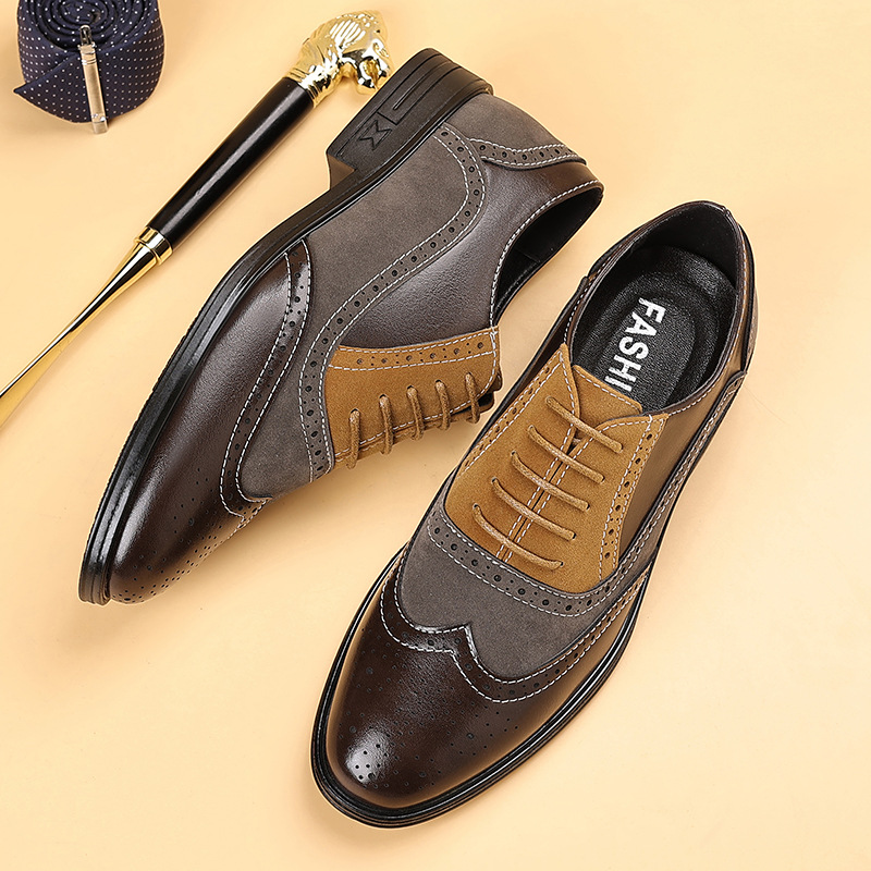 Luxury Men Dress Shoes Retro B - đánh giá và giá Men Formal Wear Shoes