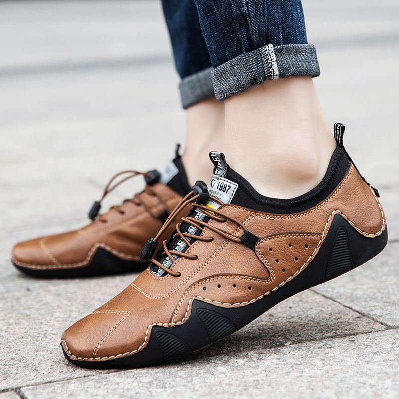 Leather Casual Sneakers for Me - đánh giá và giá Men Formal Wear Shoes
