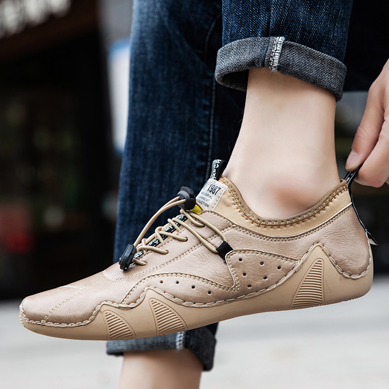 Leather Casual Sneakers for Me - đánh giá và giá Men Formal Wear Shoes