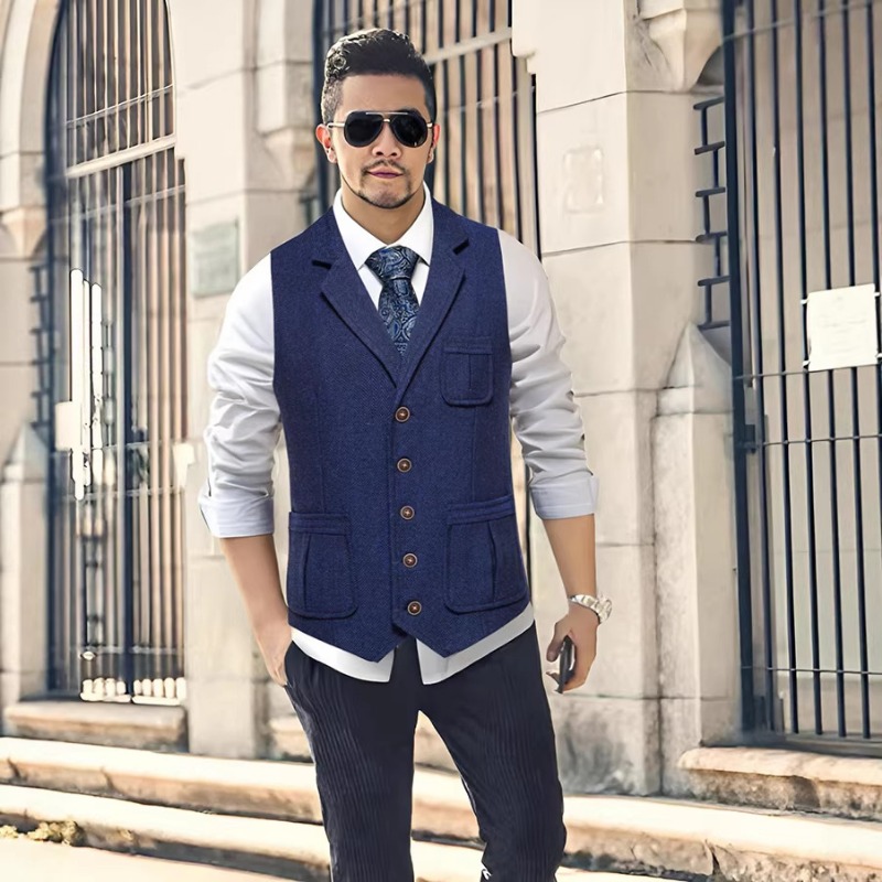 Men's Herringbone Tweed Suit V - đánh giá và giá Men'S Formal Wear No Suit