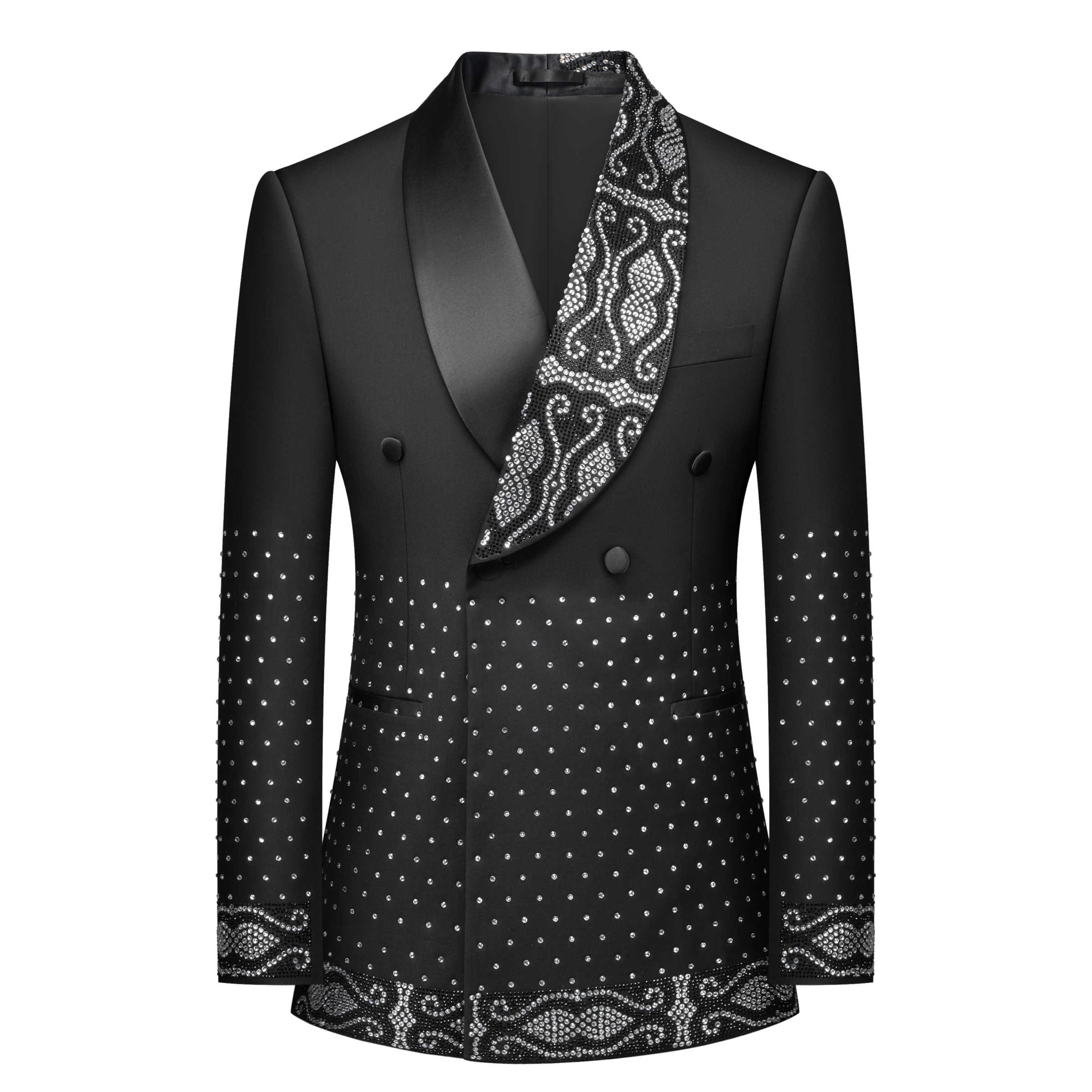 Real Picture Men Suit Crystal  - đánh giá và giá Men'S Formal Wear No Suit