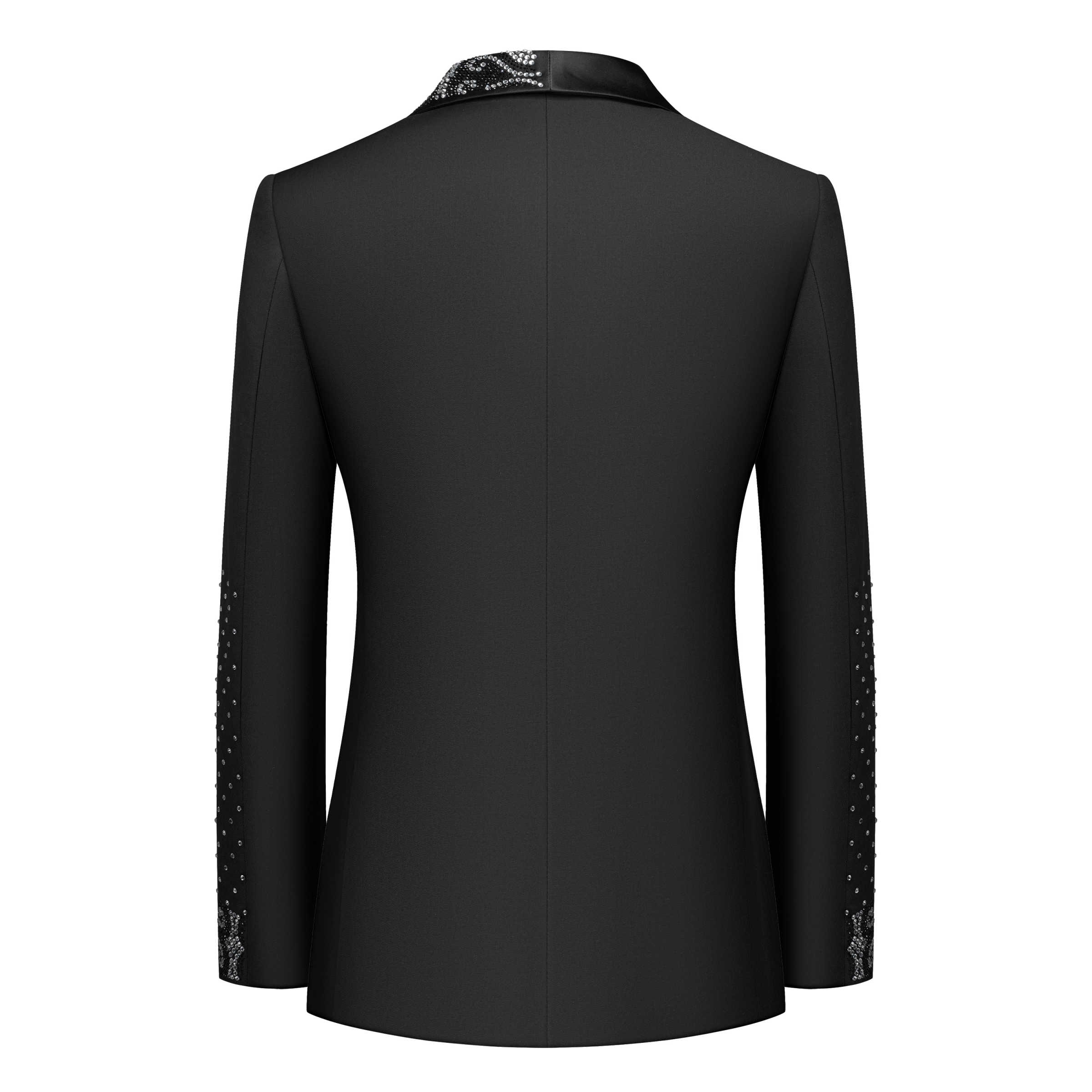 Real Picture Men Suit Crystal  - đánh giá và giá Men'S Formal Wear No Suit