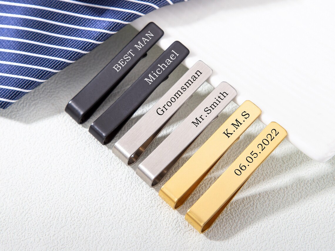 Personalized Custom Name Tie C - đánh giá và giá Tie Bar Clip