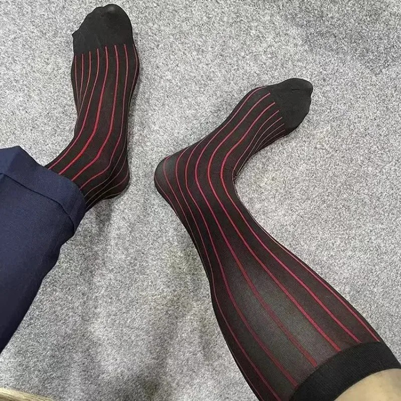 Men Striped Socks Man Ultra Th - đánh giá và giá Men'S Used Formal Wear