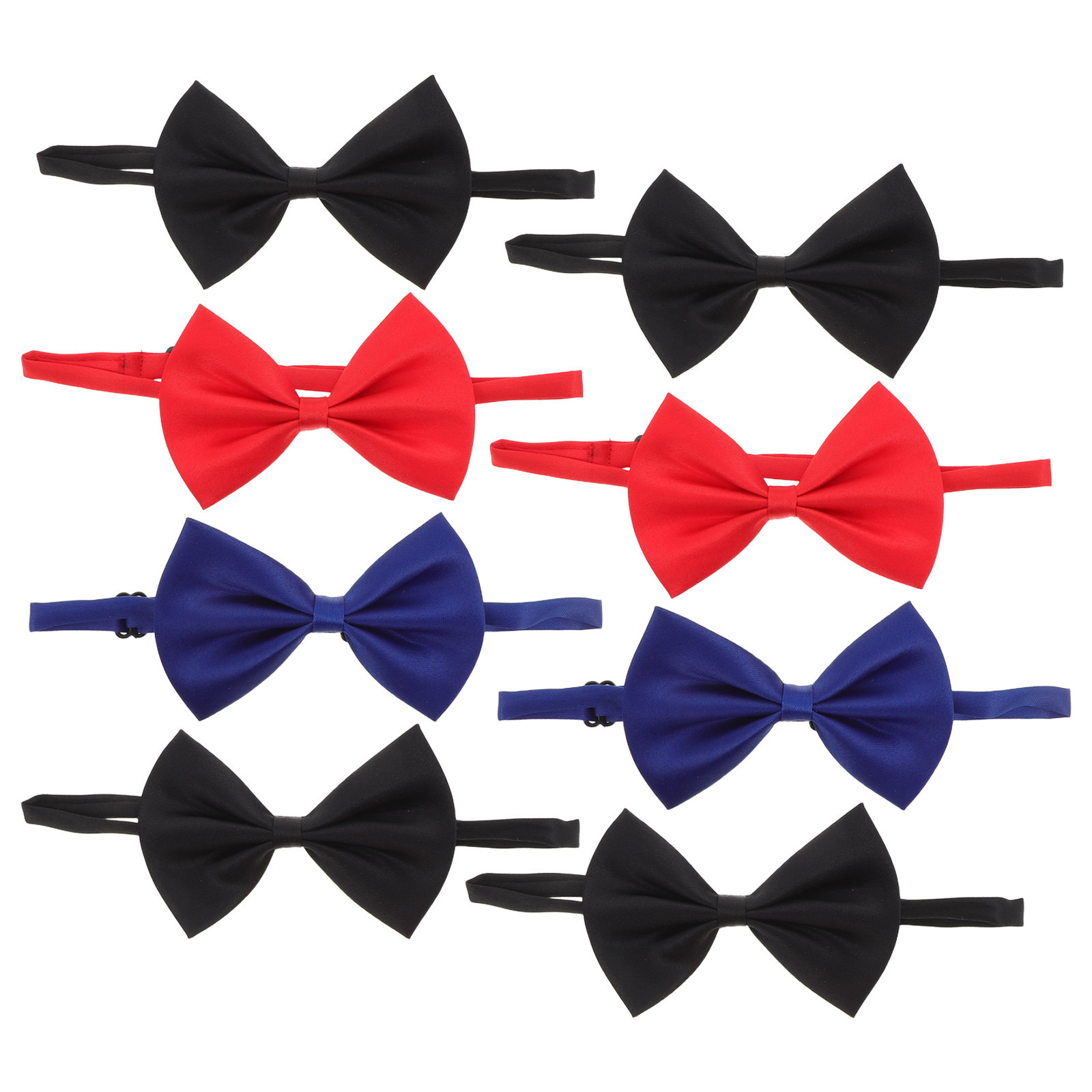 8Pcs Bow Ties Solid Color Pre- - đánh giá và giá Men'S Formal Wear Bow Ties
