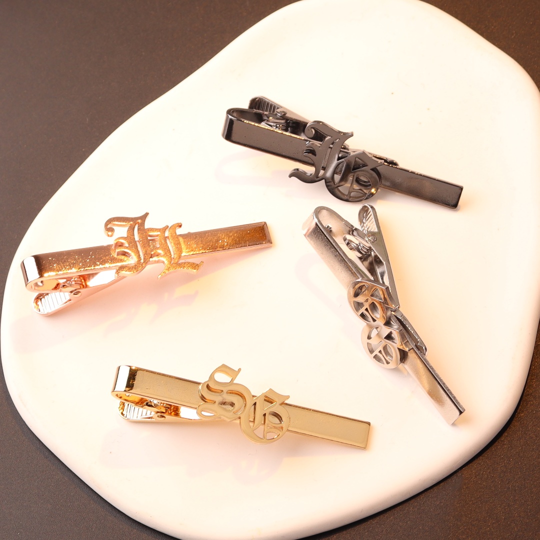 Custom Name Initials Tie Clip  - đánh giá và giá Tie Bar Clip