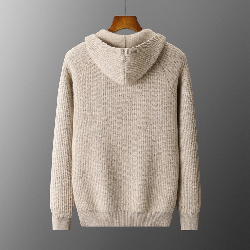 New Men's Thick Zipper Hoodie  - đánh giá và giá Men Formal Wear Coat