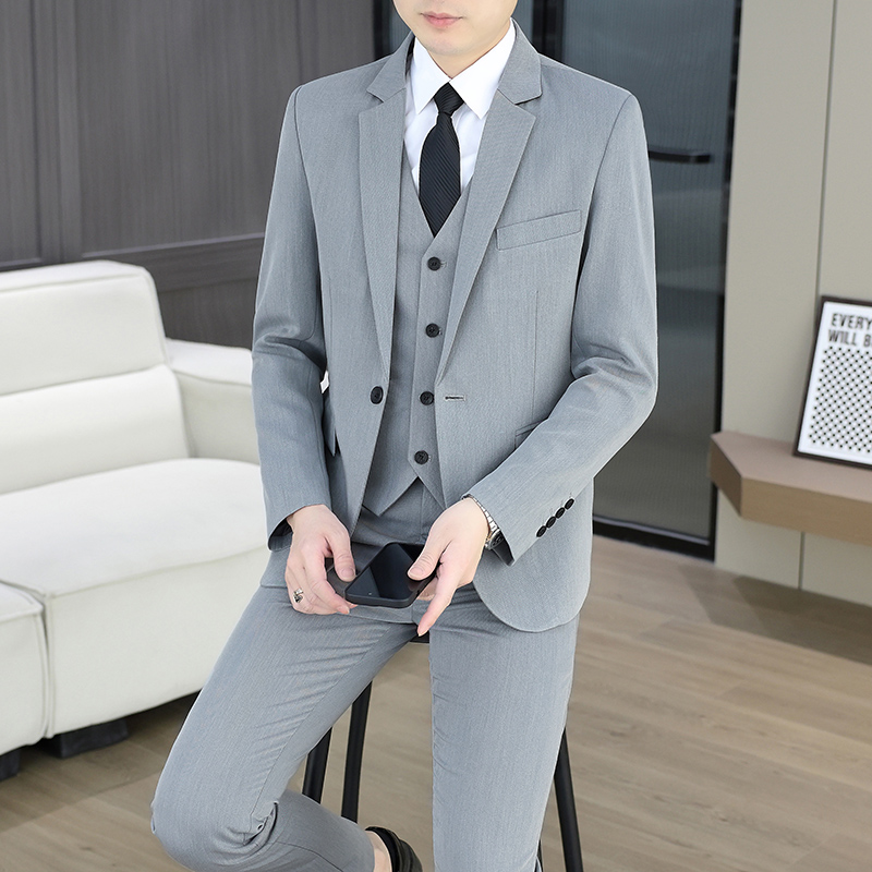 Suit  (Blazer+Vest+Trousers) M - đánh giá và giá Men Formal Wear With Blazer