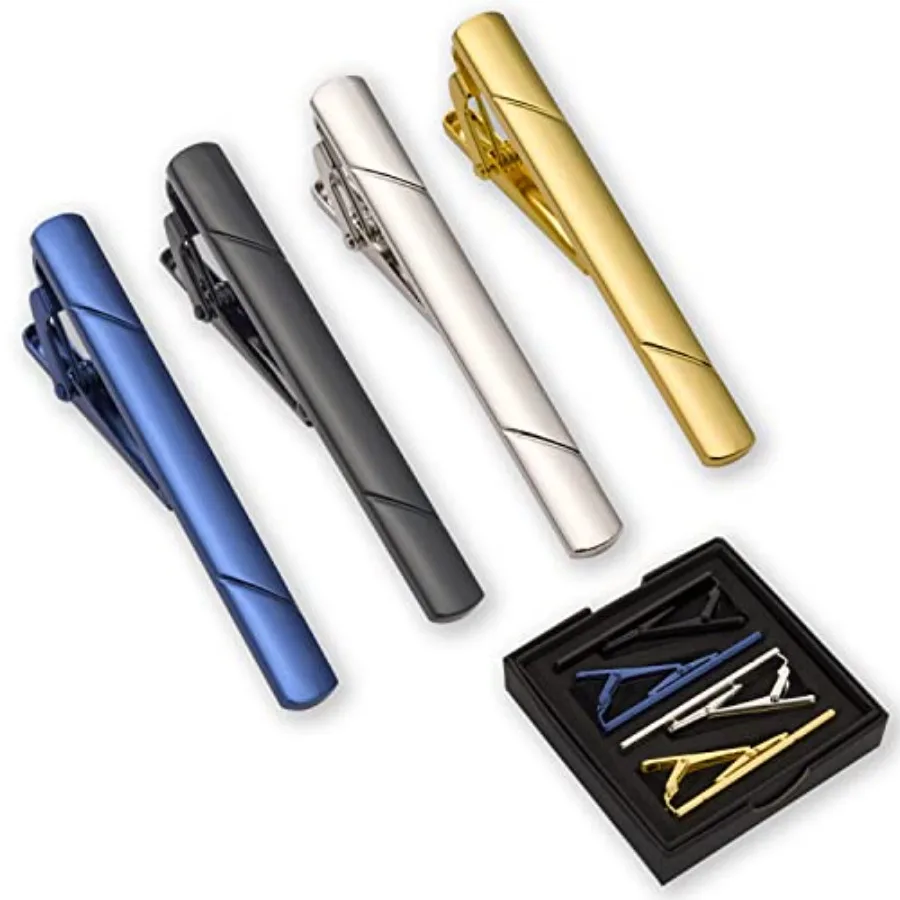 4Pcs Tie Clips For Men Tie Bar - đánh giá và giá Tie Bar Clip