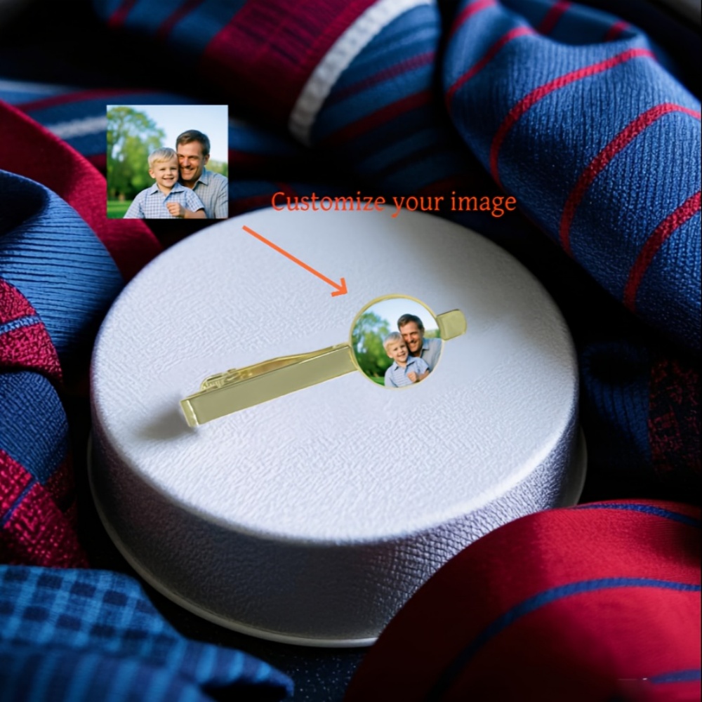 Custom Photo Engraved Text Tie - đánh giá và giá Tie Bar Clip